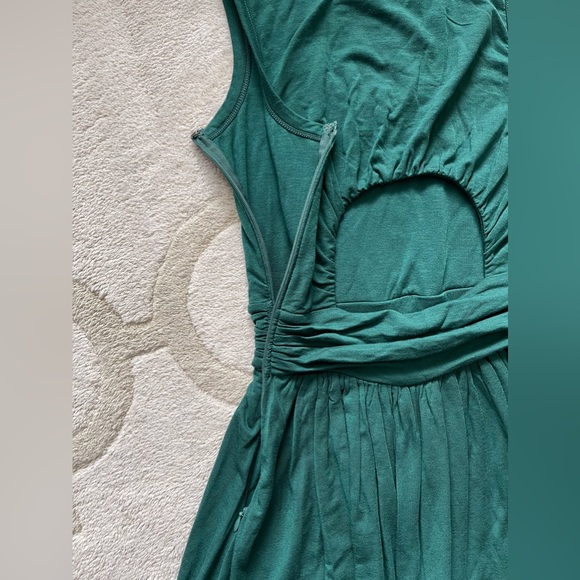 Club Monaco emerald green summer dress - Picture 6 of 6